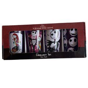 Disney Tim Burton's The Nightmare Before Christmas Glassware Set 16 oz. Each